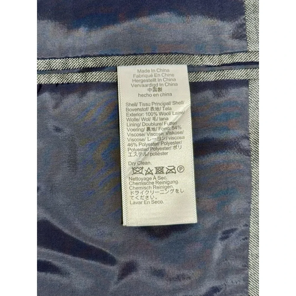J Crew Thompson Blazer Sport Coat 40S Gray Wool